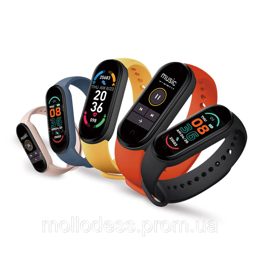 Фитнес трекер Smart Band M6 Смарт часы Умный браслет М 6 BR-00001 - фото 4 - id-p1815915553