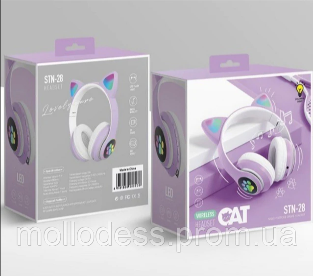 Беспроводные Bluetooth наушники Cat Ear VZV-23M - фото 2 - id-p1815915564