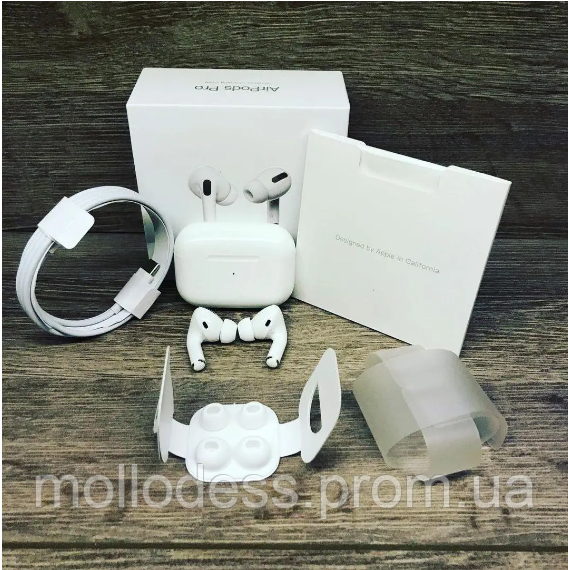 Беспроводные наушники Apple AirPods PRO Premium Lux series 1:1 Airoha - фото 2 - id-p1815915567