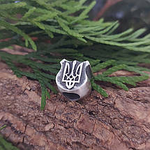 Герб України Бусина, Тризуб, намистина, Бусина, шарм, для паракорду, шкіри, фото 3