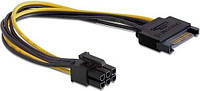 Кабель Cablexpert SATA / 6pin 0.2m (CC-PSU-SATA)