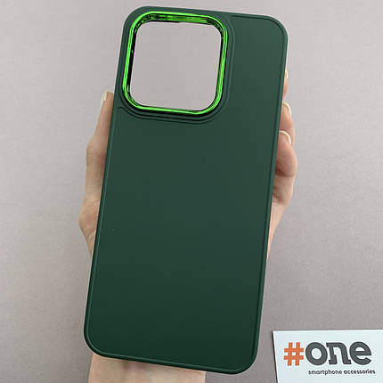 Чохол для Xiaomi Redmi 9C преміум чохол з бортиком для камери на телефон сяомі редмі 9с зелений o7v, фото 1