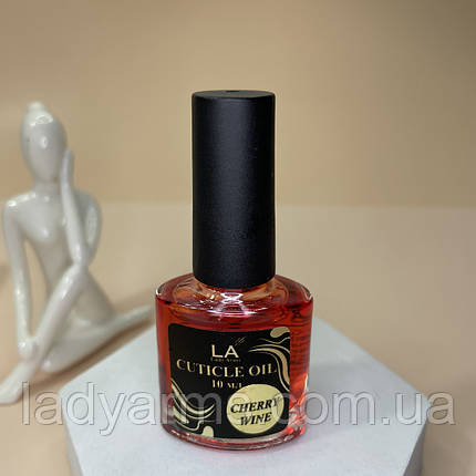 Олія для кутикули Lady Arms 8 мл з пензликом аромат Вишня, фото 1