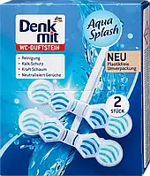 Denkmit WC-Duftstein Multi-Aktiv Aqua Splash Подвесной блок для унитаза 2 шт.