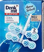 Denkmit WC-Duftstein Multi-Aktiv Aqua Splash Підвісний блок для унітазу 2 шт.