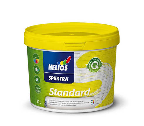 Фасадна фарба Helios Spektra Standard 10л, фото 1
