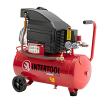 Компресор 24 л,INTERTOOL PT-0010, фото 3