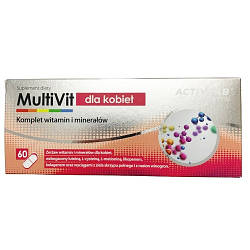 Вітаміни і мінерали Activlab MultiVit for Women (dla kobiet)(60 капсул.)