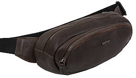 Шкіряна сумка на пояс, бананка Михайло Істяр, Україна коричнева