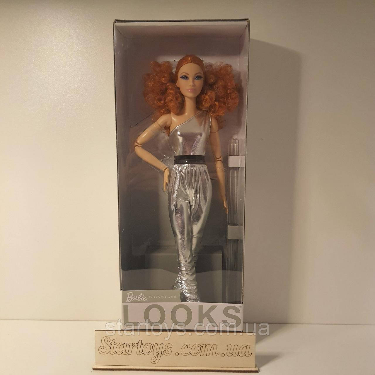 Колекційна лялька Барбі Looks Червоне кучеряве волосся Barbie Signature Barbie Looks Doll Red Curly (HBX94)