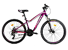 Велосипед гірський Crosser P6-2 24" рама 13 дюйми Білий, фото 3