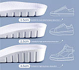 Універсальні устілки у взутті для збільшення росту на 1,5 см., фото 7