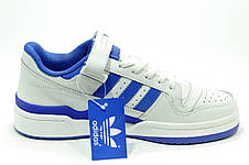 Кросівки білі Adidas Originals Forum low чоловічі (Адідас) 45р., фото 3