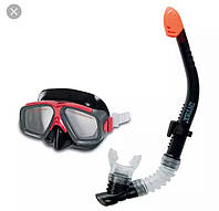 Набор для плавания Intex 55949 Маска + Трубка, SP, Хорошее качество, очки для плавания детские, очки для