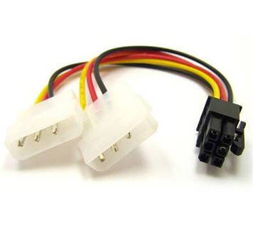 Перехідник живлення ATcom 6pin / 2molex