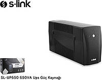 Источник бесперебойного питания ИБП S-link SL-UP650 650VA Ups, GS1, Хорошего качества, бесперебойник,