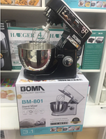 Тестомес планетарный с чашей BOMA BM-801 Черный, GS1, Хорошее качество, кухонный миксер, миксер тестомес,