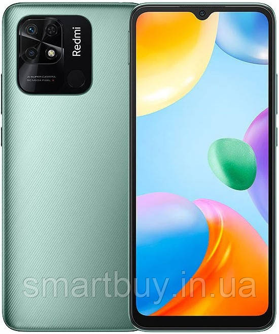 Xiaomi Redmi 10C 4/64Gb NFC Global version Green (гарантія 12 місяців)