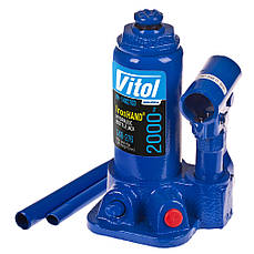 Домкрат пляшковий 2т Iron Hand Vitol IH-148276D-K