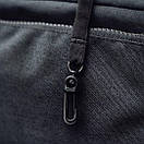 Чоловіча сумка чорна бананка SIMPLER через плече з тканини А, фото 8