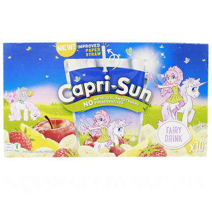 Сік напій феї Капрізон Capri-Sun fairy drink 10*200g 4пач/ящ (Код: 00-00005752)