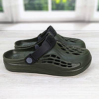 Сабо крокси чоловічі хакі з чорним Гіпаніс Україна 3560