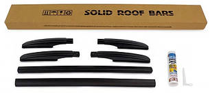 Рейлінги OmsaLine Solid на Toyota Hilux (2015--) чорні