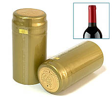 Ковпачок термозбіжний для пляшки, золотий