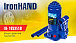 Домкрат пляшковий 5т Iron Hand Vitol IH-185355D, фото 6