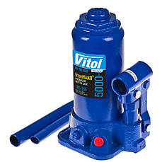 Домкрат пляшковий 5т Iron Hand Vitol IH-185355D