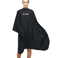 Парикмахерская накидка Ermila Hairdresser Cape Black, чёрная (0094-0121)