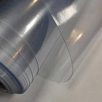 Пленка ПВХ (мягкое стекло) прозрачная 200 мкн (0,2 мм) ширина рулона 1,5 м