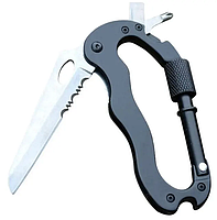 Карабін-мультитул 5в1, фото 3