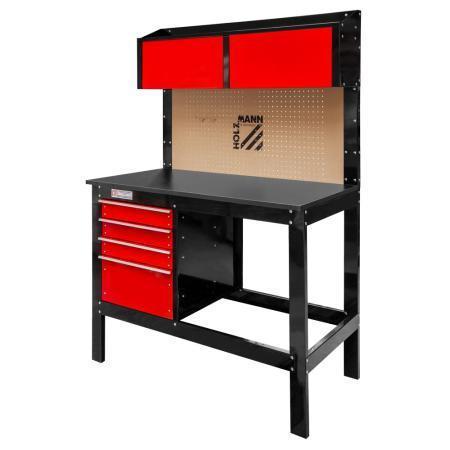 Верстак Holzmann WT39 багатоцільовий для майстерні з великою столешницею та ящиками