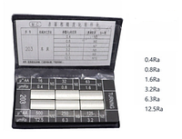 Набор образцов шероховатости 4W - 203 для токарной обработки - Ra 0,4 - 12,5 мкм / 6 шт