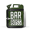 Оригінальний подарунок чоловікові каністра-бар 10 л. з принтом "Bar Boss" Зелений, фото 8