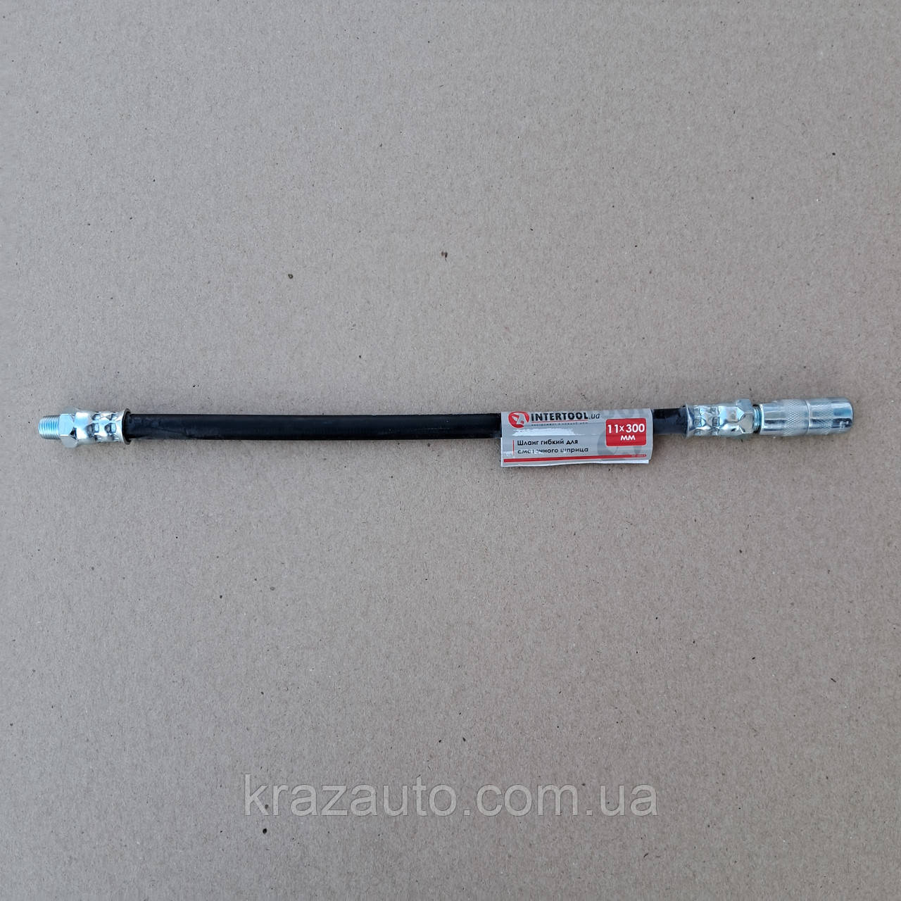 Шланг на шприц для змащення 11x 300 мм INTERTOOL HT-0065