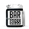 Оригінальний подарунок чоловікові каністра-бар 10 л. з принтом "Bar Boss" Зелений, фото 5