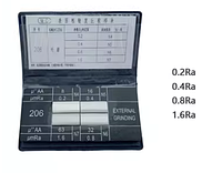 Набор образцов шероховатости 4W - 206 для круглого шлифование - Ra 0,2 - 1,6 мкм / 4 шт