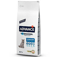 Advance (Едванс) Cat Sterilized корм для стерилізованих кішок c індичкою 15кг