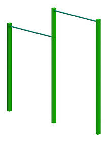 Турнік подвійний металевий SiverSport KID609