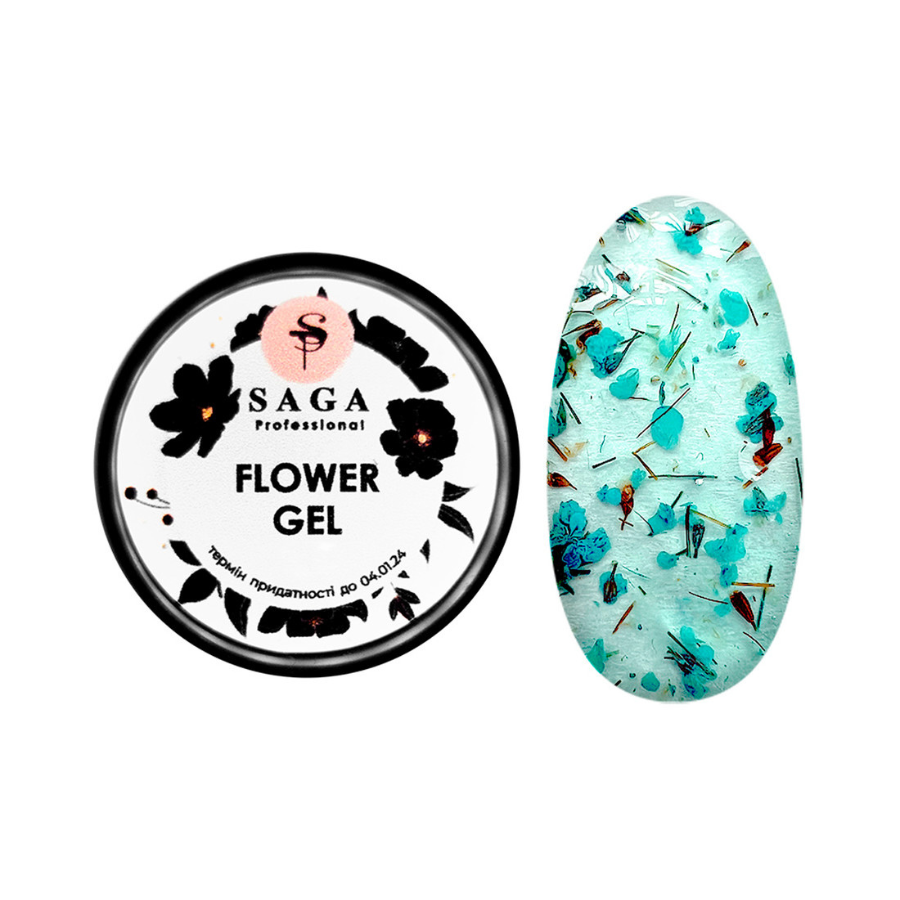 Гель для нігтів Saga Flower Gel сухоцвіт 11
