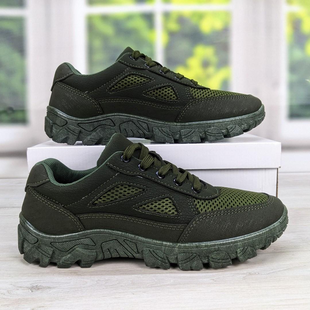 Кросівки чоловічі тактичні хакі сітка Bromеn 3563