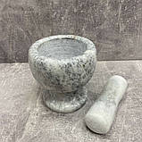 Ступка з товкачиком кам'яна Frico FRU-060, фото 3