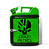 Каністра-бар на 10л. з принтом оригінальний подарунок чоловікові "Crazy Petrol" Темно-зелений, фото 6