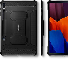 Чохол Spigen для Samsung Galaxy TAB S7+ / S8 + Plus (12.4") — Rugged Armor PRO (ACS01607), фото 3