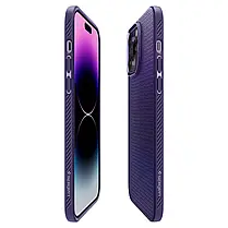 Чохол Spigen для iPhone 14 Pro - Liquid Air, Deep Purple (ACS05578), фото 5
