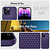 Чохол Spigen для iPhone 14 Pro - Liquid Air, Deep Purple (ACS05578), фото 10
