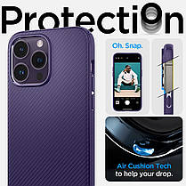 Чохол Spigen для iPhone 14 Pro - Mag Armor (сумісний з MagSafe), Deep Purple (ACS05588), фото 5