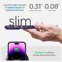 Чохол Spigen для iPhone 14 Pro - Mag Armor (сумісний з MagSafe), Deep Purple (ACS05588), фото 6